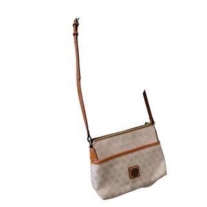 Dooney & Bourke White Monogram Crossbody bag